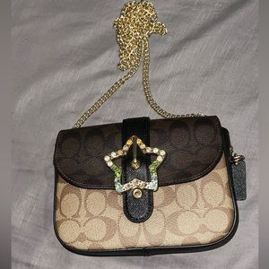 Coach Gemma crossbody in colorblock signature canvas